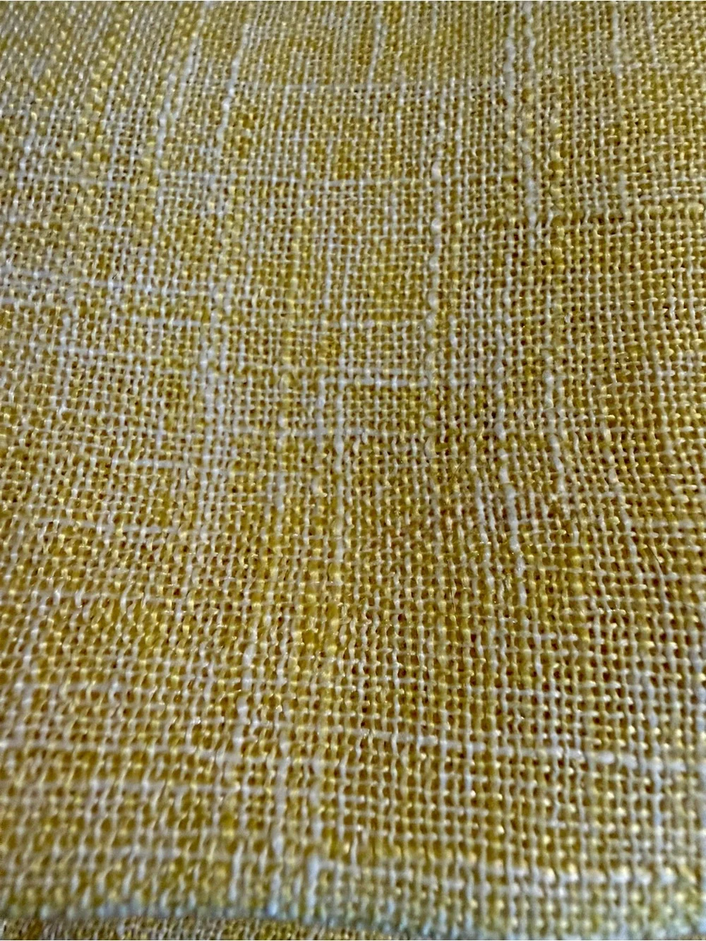 Laura Ashley Soft Yellow Linen Napkins - Set of 12